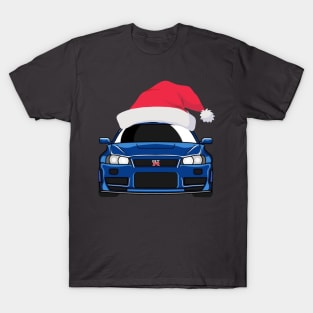 Merry Christmas { Skyline GTR R34 } T-Shirt